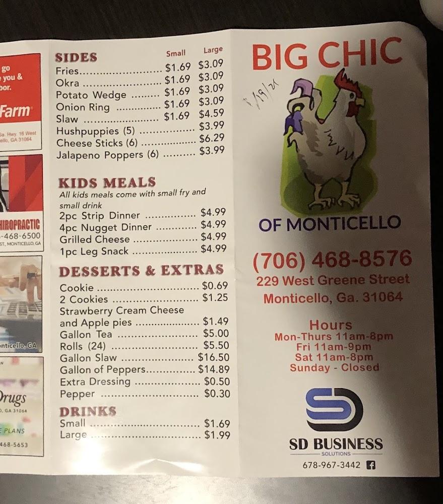 Big Chic Menu image 4